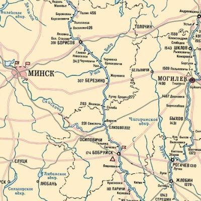 Общая схема Березины